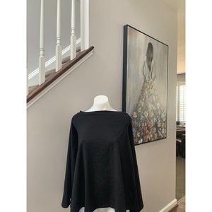 Susana Monaco Tie Back Long Sleeve Shirt Size XL